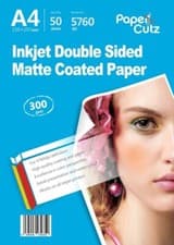 Image of A4 Double Sides Matt Inkjet Photo Paper 300Gsm 50 Sheets