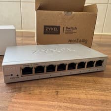 Image of Zyxel GS1200-8 8 Port Gigabit Managed Ethernet Switch VLAN QoS