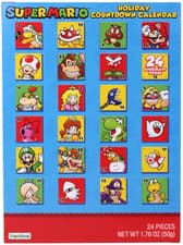 Image of 2025 Super Mario Christmas Advent Countdown Calendar Chocolate Candy Exp. 06/27