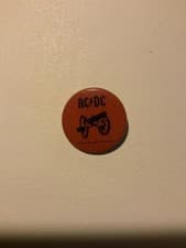 Image of AC/DC - For Those About To Rock Pin Badge RARE SALE Price