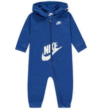 Image of Nike Baby Romper with Hood Blue White 0, 3, 6 or 9 Months New