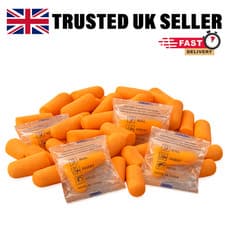 Image of Foam Disposable Ear Plugs Noise Reduction Sleep Work Travel