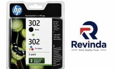 Image of HP F6U66AE 302 Original Ink cartridges Black and Tri-Colour Multipack