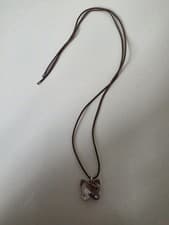 Image of Swarovski Pink Butterfly Necklace