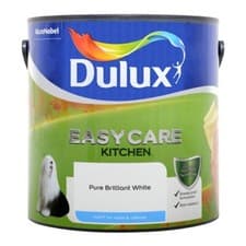 Image of SALE Dulux White Kitchen Matt Easy Care Interior & Exterior Paint 2.5L