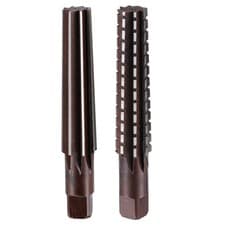 Image of 2pcs MT3 Morse Taper Reamer Coarse H8 Alloy Tool Steel 8 Flutes