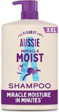 Image of Aussie Miracle Moist Shampoo 1L, XXL Value pack. Moisturizing Formula to Revive