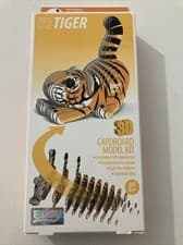 Image of EUGY TIGER 3D Craft Kit D5015 Cardboard Model Kit Chinese New Year Of The Tiger