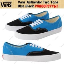 Image of Vans Authentic Two Tone Blue Black VN000D7YY61 Men's Size