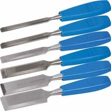 Image of Silverline Wood Chisel Bevel Edge Carpentry Joiner Woodwork 6 - 38mm