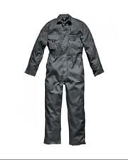 Image of Dickies Redhawk Economy Stud Front Coverall 52R Grey/Lincoln Green Boilersuit