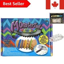 Image of Creative Fun with Monster Tail Mini Bracelet Kit - Best for Traveling Crafters