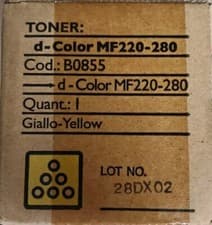 Image of Genuine OLIVETTI B0855 YELLOW MF220 / MF280 Toner Cartridge NEW