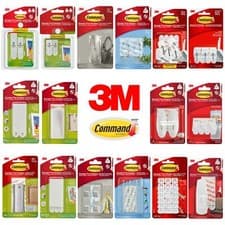 Image of 3M Command Picture Hanging Strips Hooks & Clips Damage-Free Hanging