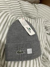 Image of Lacoste Sport Grey Beanie – New with Tags