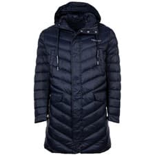 Image of A|X ARMANI EXCHANGE Men's Down Coat - Quilted Jacket, Zipper, Hood,...