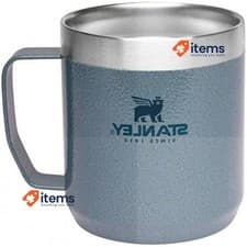 Image of STANLEY Classic Legendary Camp Mug 0.35L Hammertone Ice Stainless Steel Mug 1913