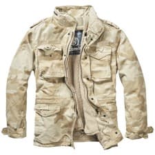 Image of Brandit M-65 Giant Jacket Military Tactical Mens Warm Field Parka Sandstorm Camo