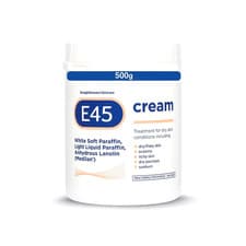 Image of E45 Cream 500 g Tub – Moisturiser for Dry Skin and Sensitive Skin - Emollient