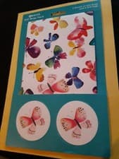 Image of GIFT WRAPPING PAPER & TAGS. 2 Sheets and 2 Tags. ANY OCCASION.