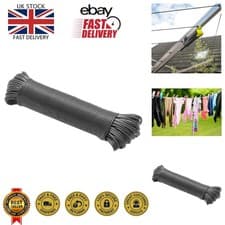 Image of 60m Grey PVC Laundry Line - Ideal Replacement for Rotary Dryers