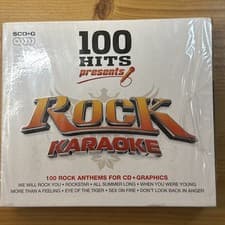 Image of 100 Hits Presents: Rock Karaoke CD - Various Artists 2009 New & Sealed