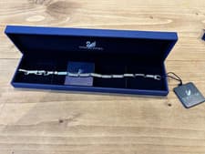 Image of Swarovski Rhodium White Crystal Everyday Bracelet 1792298 Brand new with tags