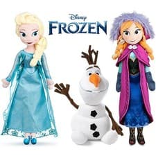 Image of Frozen Plush Doll Anna Elsa Snow Queen Kids Toy 40-50CM Birthday Gift
