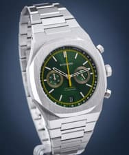 Image of Chronograph Watch -D1 Milano CHBJ10 Noble Green. One Year International Warranty