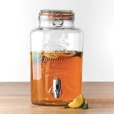 Image of 5 Litre Kilner Glass Drinks Dispenser Punch Cocktail Christmas Party BBQ Water