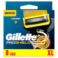 Image of Gillette ProShield Power 8 XL Razor Blades Cartridges New & sealed 100% Genuine