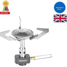 Image of Ultra-Lightweight 3100W Backpacking Gas Stove - Perfect for Outdoor Adventures