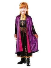 Image of Disney Frozen 2 Deluxe Anna Travel Dress Age 3-10 Years
