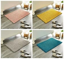 Image of Micro Bobble Bath Mat Soft Deep Pile Bathmat Bathroom Mats, 50 x 80 cm