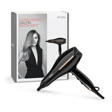 Image of BaByliss Speed Pro Ionic Hair Dryer in Black with 3 Heats 2 Speeds 2200W - 5552U