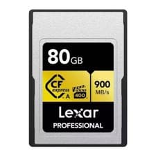 Image of Lexar Professional 80GB CFexpress Type A 900MB/s Gold Series Card