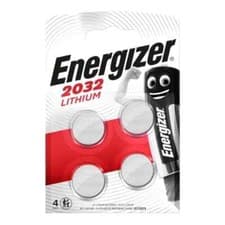 Image of 4 X 2032 Energizer Battery 2032 BR2032 Lithium 3V Coin Cell Button Batteries