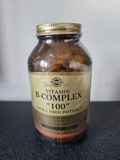 Image of Solgar Vitamin B-Complex 100 Extra High Potency 250 Vegi Capsules