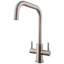 Image of Wickes Vittoria Monobloc Kitchen Sink Mixer Tap - Brushed Nickel