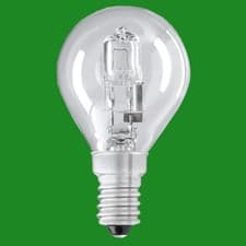 Image of 12x 42W =60W WATT CLEAR DIMMABLE HALOGEN GOLF ENERGY SAVING LIGHT BULBS SES E14