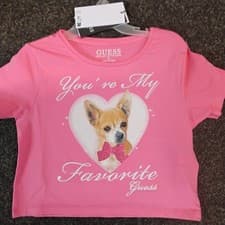 Image of SALE NEW GUESS GIRLS PINK T-SHIRT SIZES 8 YRS 10 YRS 12 YRS 14 YRS 16 YRS