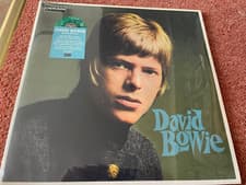 Image of David Bowie – David Bowie Self Titled Clear & Green Cloudy Double Vinyl LP 2024
