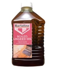 Image of Boiled Linseed Oil Bartoline 2 Litre Gives A Sheen Use Internally or Externally