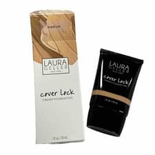 Image of Laura Geller Cover Lock Cream Foundation #Medium 30ml New & Sealed