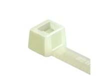 Image of HellermannTyton Cable Tie, 200mm x 4.6 mm, Natural Polyamide 6.6 (PA66), Pk-100