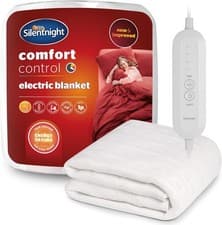 Image of Silentnight Comfort Control Electric Blanket Double Bed - Heated Underblanket