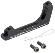 Image of Shimano Adapter for post type calliper, for 140 mm Flat type fork mount