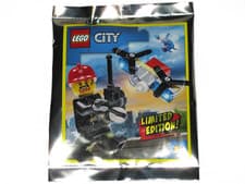Image of LEGO City - 952002 Fireman with Drone - Foil Pack - New & Sealed 2021