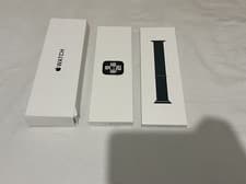 Image of Apple Watch SE (Gen 2) 44mm Starlight Aluminum Case with Lake Green SL GPS