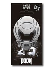 Image of Doom Slayer Helmet Premium Metal Bottle Opener Fanattik Official Fridge Magnetic